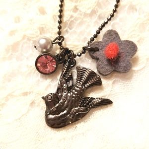 Betsey Johnson Bird Necklace